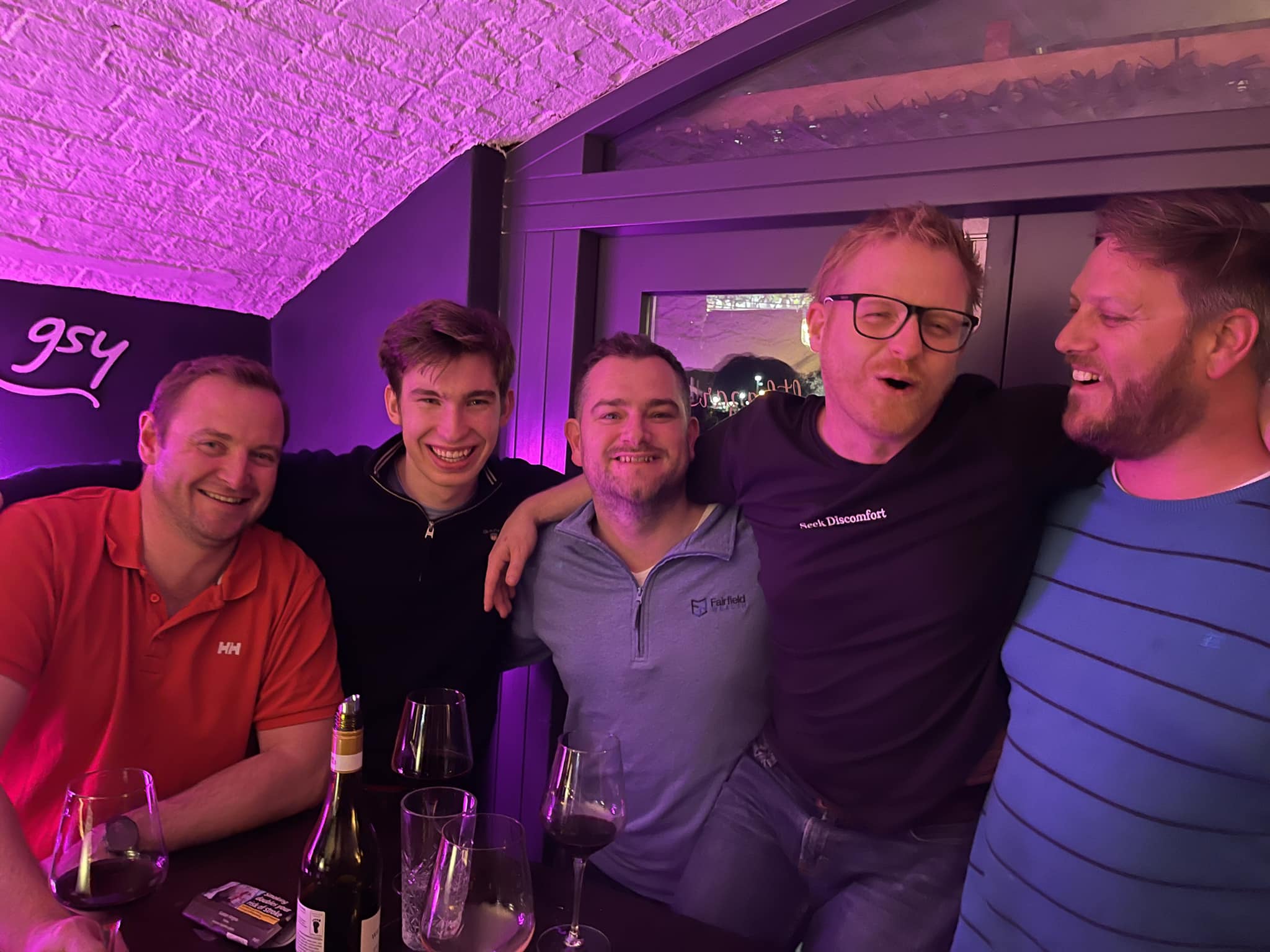 Guernsey Round Table members on a night out